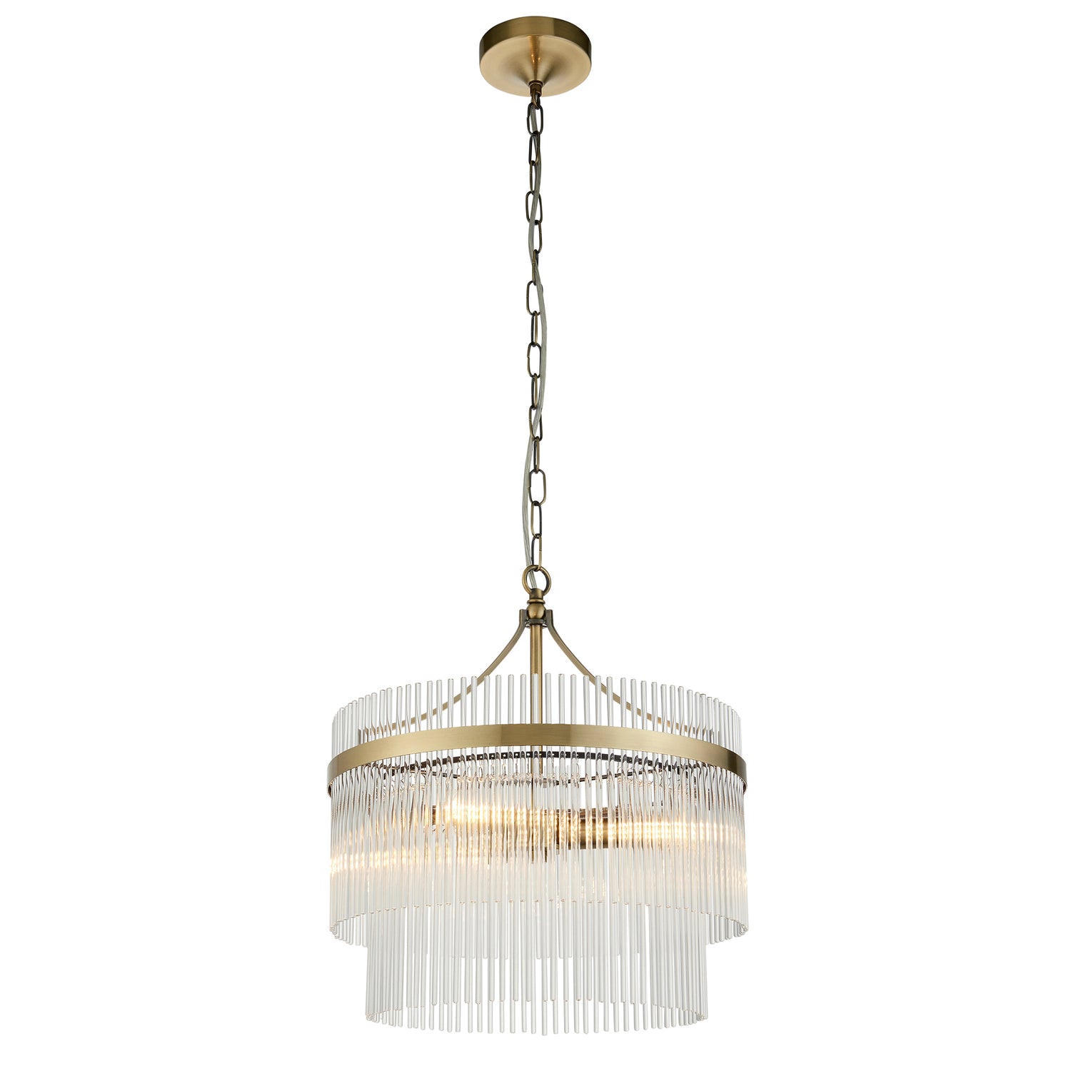 Marietta 3 Pendant Light - Antique Brass from SSS Home Needs - Pendant lighting Ireland