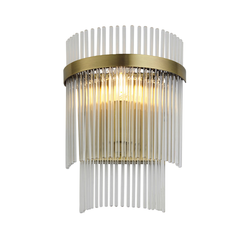 Marietta 1 Wall Light Antique Brass from SSS Home Needs - Wall lighting Ireland