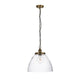 Hansen Grand 1 Pendant Light - Antique Brass from SSS Home Needs - Pendant lighting Ireland