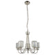 Berenice 5 Pendant Light - Bright Nickel from SSS Home Needs - Pendant lighting Ireland