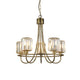Berenice 5 Pendant Light - Antique Brass from SSS Home Needs - Pendant lighting Ireland