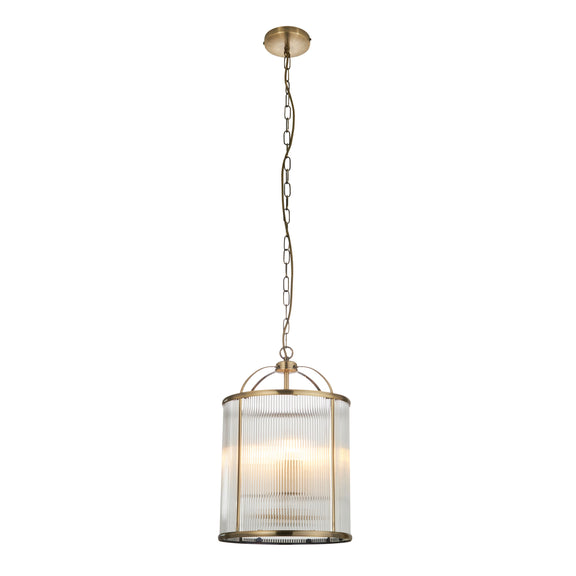 Lambeth Ribbed 4lt Pendant from SSS Home Needs - Pendant lighting Ireland