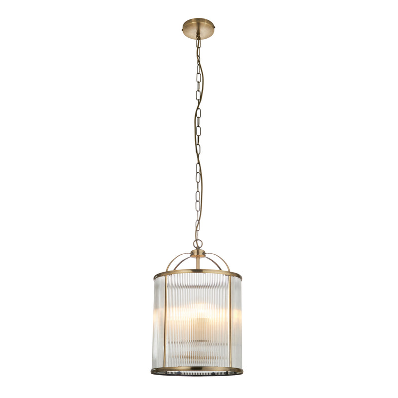 Lambeth Ribbed 4lt Pendant from SSS Home Needs - Pendant lighting Ireland