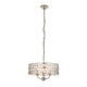 Clifton 3 Pendant Light - Bright Nickel from SSS Home Needs - Pendant lighting Ireland