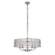 Clifton 5 Pendant Light - Bright Nickel from SSS Home Needs - Pendant lighting Ireland