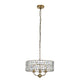 Clifton 3 Pendant Light - Antique Brass from SSS Home Needs - Pendant lighting Ireland