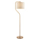 Clement Floor Lamp - Brushed Aged Brass from SSS Home Needs - Floor lighting Ireland