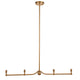 Santiago 4 Pendant Light - Fitting Brushed Brass from SSS Home Needs - Pendant lighting Ireland
