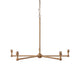 Santiago 5 Pendant Light - Fitting Brushed Brass from SSS Home Needs - Pendant lighting Ireland