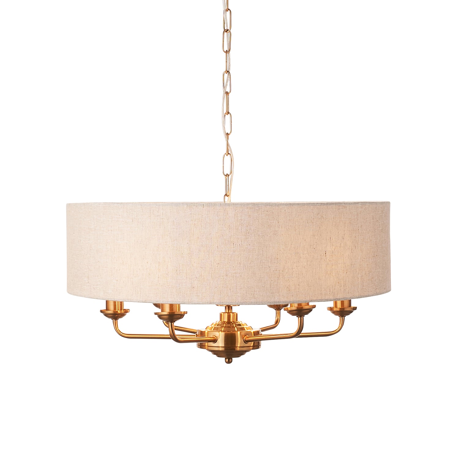 Highclere 6 Pendant Vintage Brass from SSS Home Needs - Pendant lighting Ireland