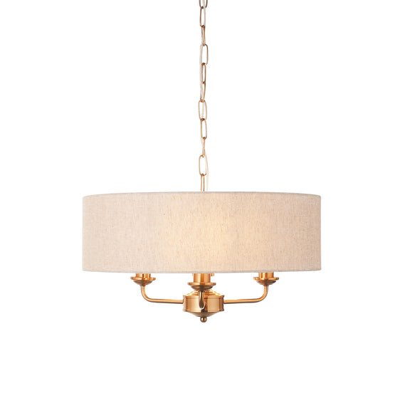 Highclere 3 Pendant Vintage Brass from SSS Home Needs - Pendant lighting Ireland