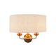 Highclere 2 Wall Light Vintage Brass from SSS Home Needs - Wall lighting Ireland