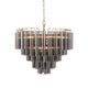 Toulouse 12 Pendant Light - Smokey Grey Lustre glass from SSS Home Needs - Pendant lighting Ireland