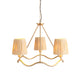 Wriggle 3 Pendant Light - Brushed Aged Brass from SSS Home Needs - Pendant lighting Ireland