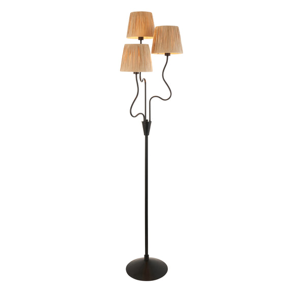 Wriggle 3 Floor Lamp - Matt Black from SSS Home Needs - Floor lighting Ireland