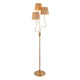 Wriggle 3 Floor Lamp - Brushed Aged Brass from SSS Home Needs - Floor lighting Ireland