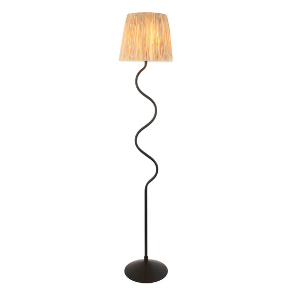 Wriggle 1 Floor Lamp - Matt Black from SSS Home Needs - Floor lighting Ireland