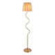 Wriggle 1 Floor Lamp - Brushed Aged Brass from SSS Home Needs - Floor lighting Ireland