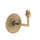 Dahlia Angle Wall Light Antique Brass from SSS Home Needs - Wall lighting Ireland