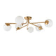 Aaron Ceiling Light - Brushed Aged Brass from SSS Home Needs - Ceiling lighting Ireland