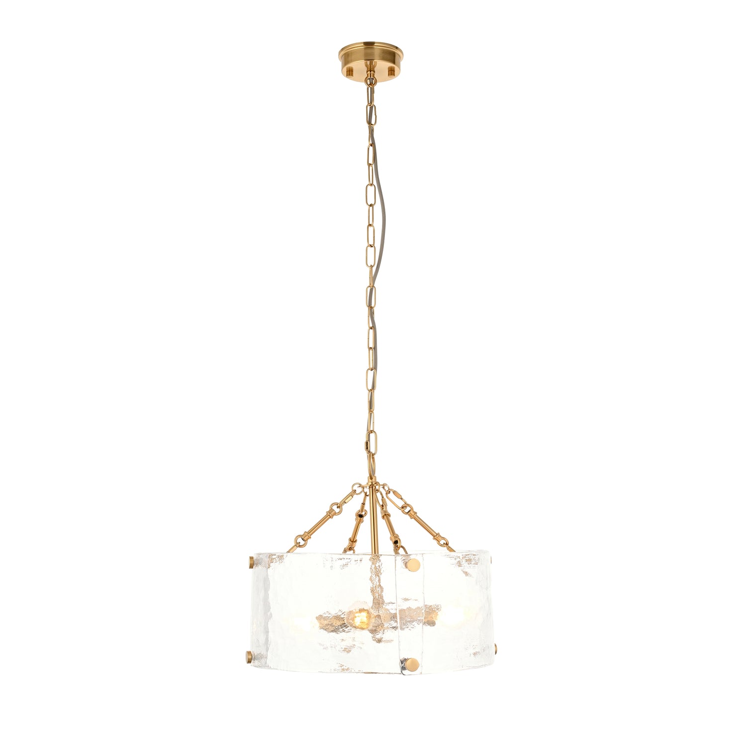 Keller 4 Pendant Light - Brushed Aged Brass from SSS Home Needs - Pendant lighting Ireland