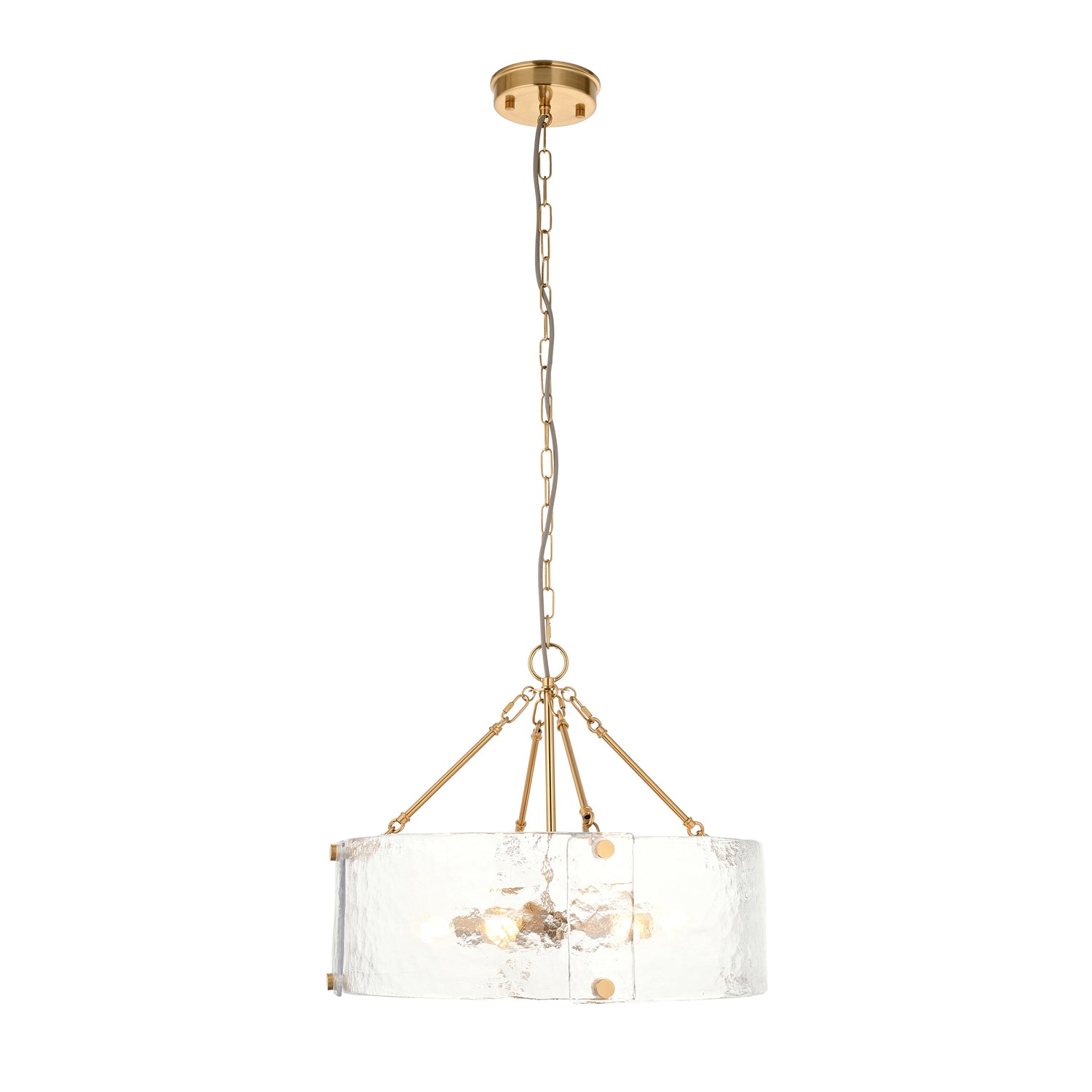 Keller 6 Pendant Light - Brushed Aged Brass from SSS Home Needs - Pendant lighting Ireland