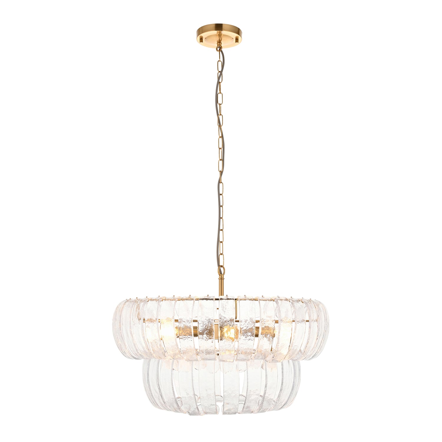 Montrose 6 Pendant Light - Brushed Aged Brass from SSS Home Needs - Pendant lighting Ireland