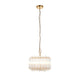 Valentina 3 Pendant Light - Brushed Aged Brass from SSS Home Needs - Pendant lighting Ireland