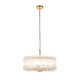 Valentina 5 Pendant Light - Brushed Aged Brass from SSS Home Needs - Pendant lighting Ireland