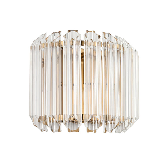 Valentina Wall Light Brushed Aged Brass from SSS Home Needs - Wall lighting Ireland