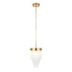 Anistoria 1 Pendant Light - Brushed Aged Brass from SSS Home Needs - Pendant lighting Ireland
