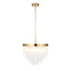 Anistoria 5 Pendant Light - Brushed Aged Brass from SSS Home Needs - Pendant lighting Ireland