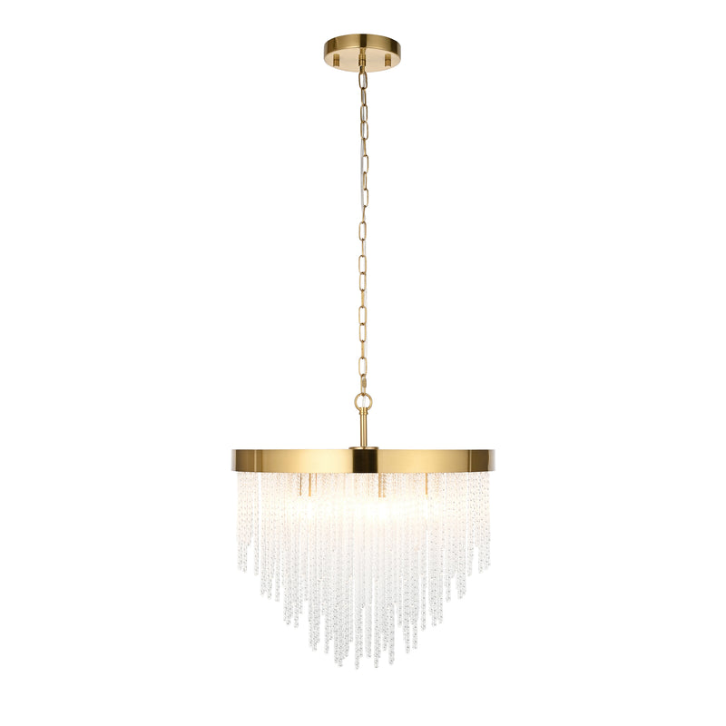 Anistoria 5 Pendant Light - Brushed Aged Brass from SSS Home Needs - Pendant lighting Ireland