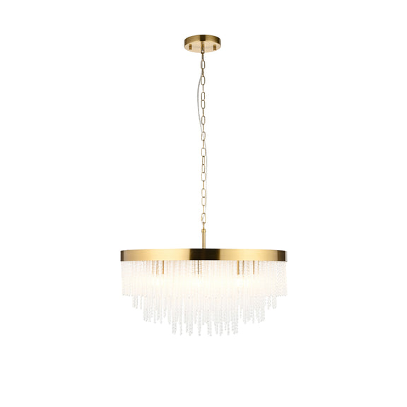 Anistoria Grand 9 Pendant Light - Brushed Aged Brass from SSS Home Needs - Pendant lighting Ireland