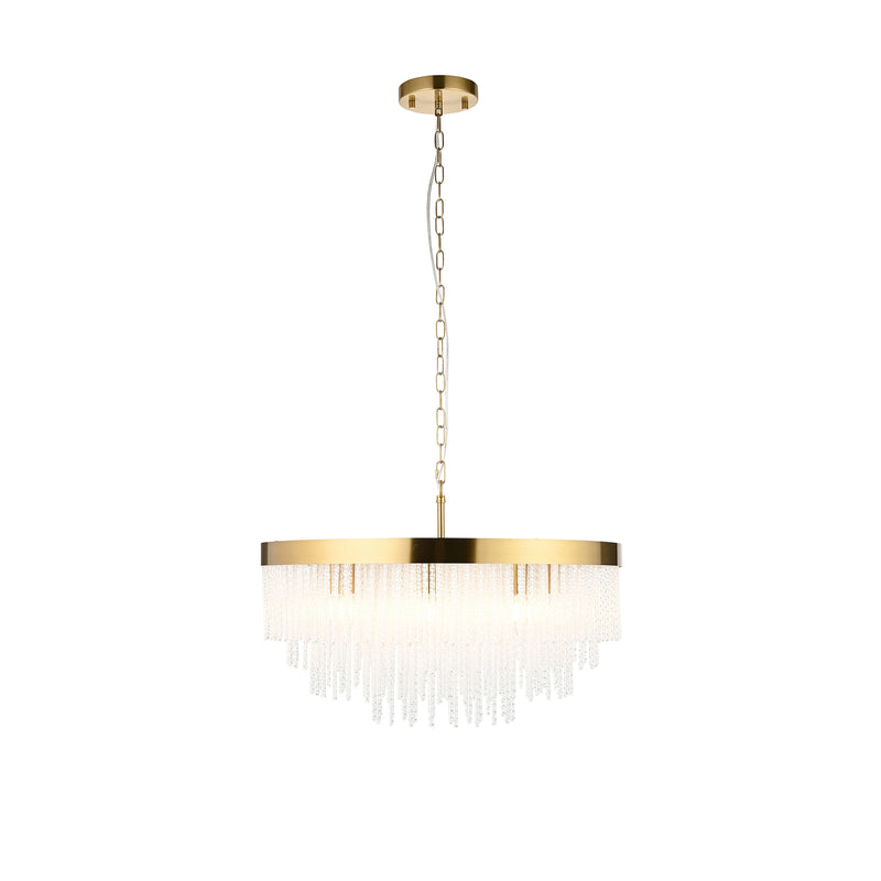 Anistoria Grand 9 Pendant Light - Brushed Aged Brass from SSS Home Needs - Pendant lighting Ireland