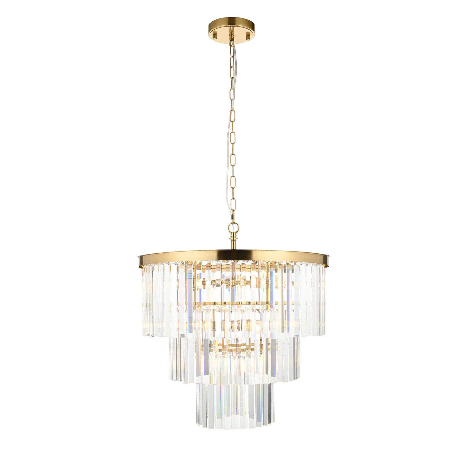 Conaston 7 Pendant Light - Brushed Aged Brass from SSS Home Needs - Pendant lighting Ireland