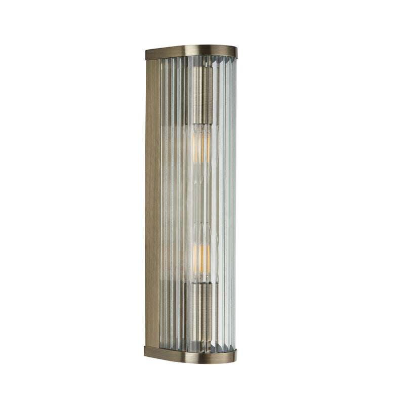 Ridgeton 2 Wall Light Antique Brass from SSS Home Needs - Wall lighting Ireland