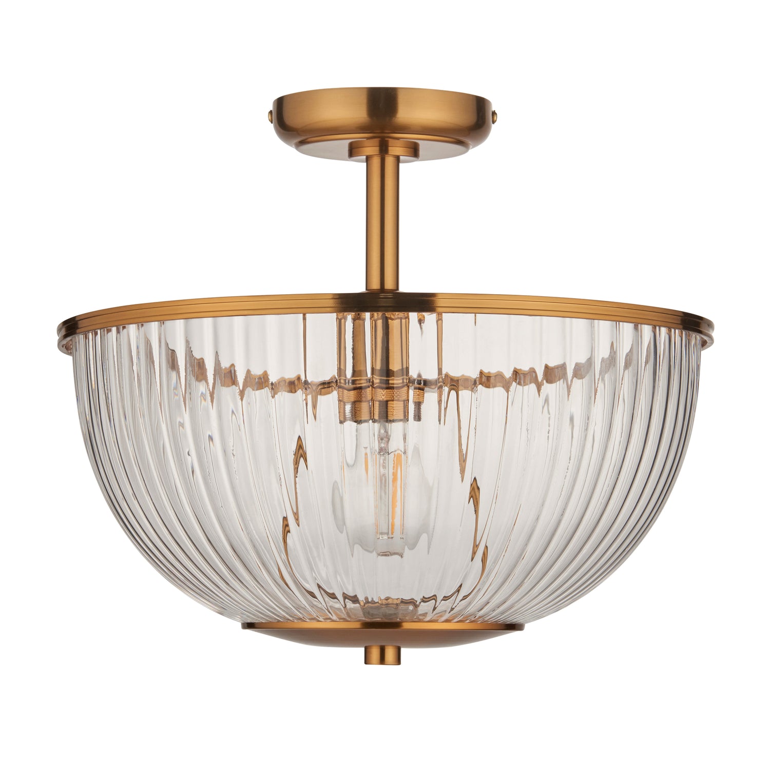 Somerset Bowl Ceiling Light - Vintage Brass from SSS Home Needs - Ceiling lighting Ireland
