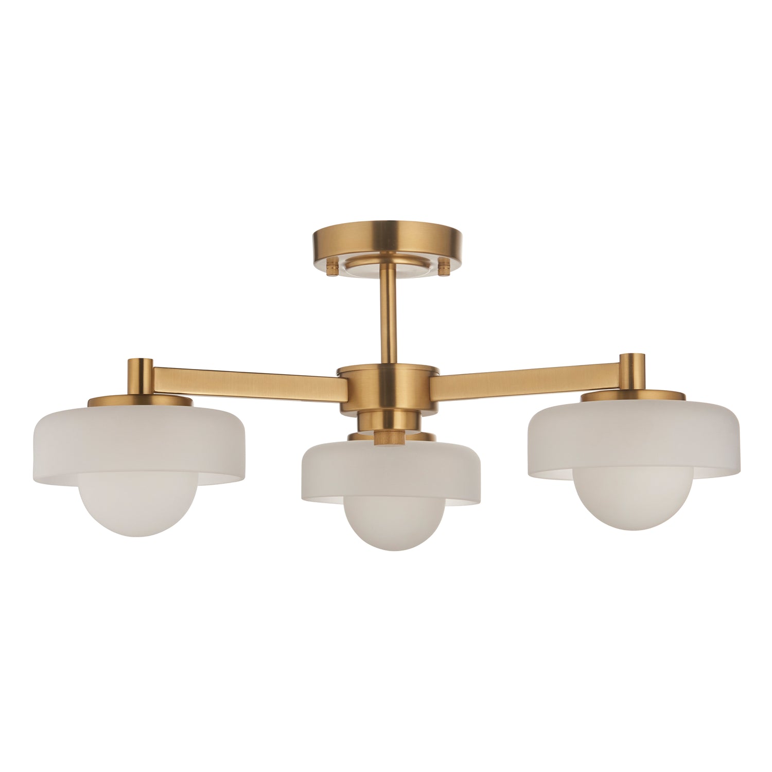 Boss Ceiling Light - Brushed Aged Brass from SSS Home Needs - Ceiling lighting Ireland