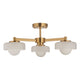Boss Ceiling Light - Brushed Aged Brass from SSS Home Needs - Ceiling lighting Ireland