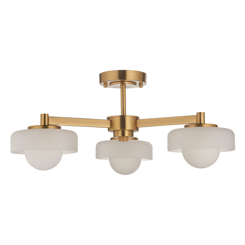 Boss Ceiling Light - Brushed Aged Brass from SSS Home Needs - Ceiling lighting Ireland