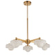 Boss 5 Pendant Light - Brushed Aged Brass from SSS Home Needs - Pendant lighting Ireland