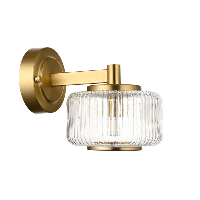 Stamford Wall Light Brushed Aged Brass from SSS Home Needs - Wall lighting Ireland