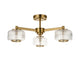 Stamford Ceiling Light - Brushed Aged Brass from SSS Home Needs - Ceiling lighting Ireland