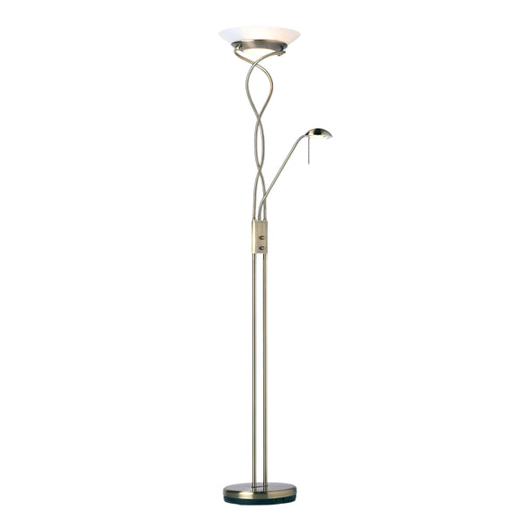 Monaco Floor Lamp - Antique Brass from SSS Home Needs - Floor lighting Ireland