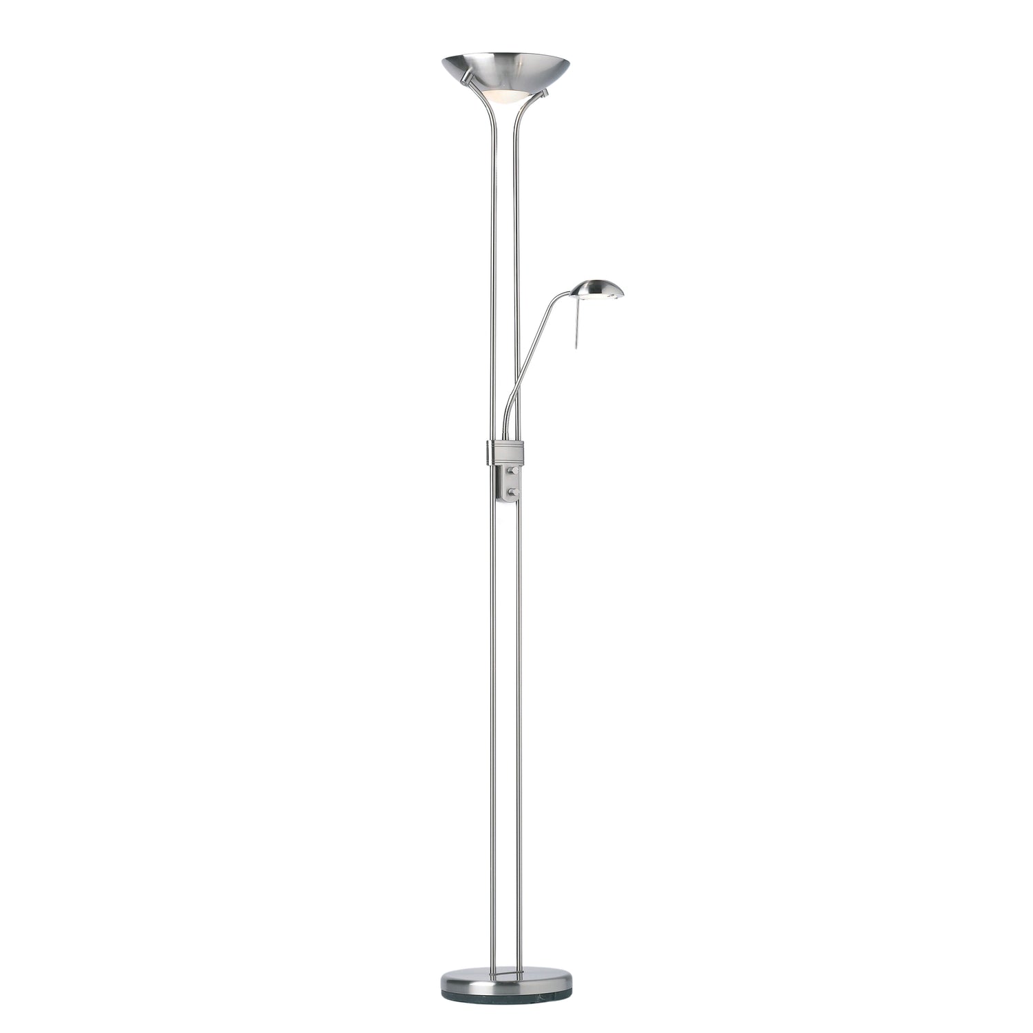 Rome Floor Lamp - Satin Chrome from SSS Home Needs - Floor lighting Ireland