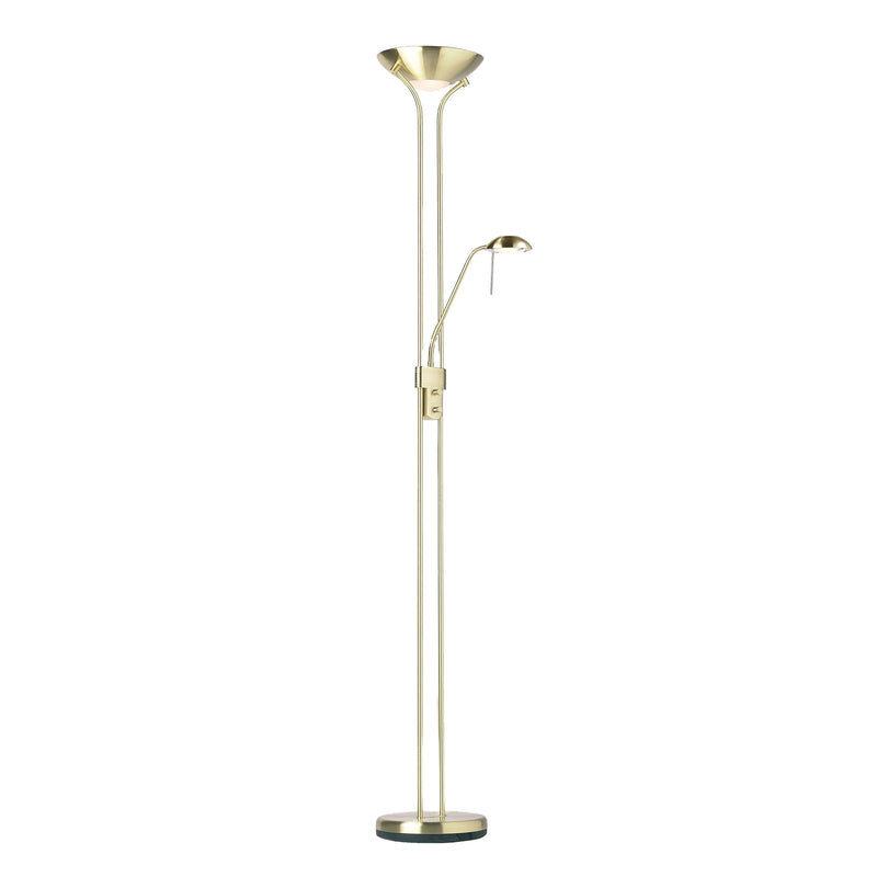 Rome Floor Lamp - Satin Brass from SSS Home Needs - Floor lighting Ireland