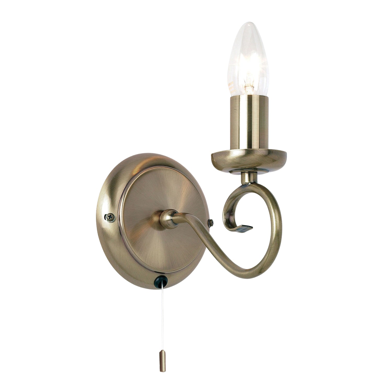 Trafford Wall Light Antique Brass from Sessa Interiors - Wall lighting Ireland