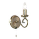 Trafford Wall Light Antique Brass from SSS Home Needs - Wall lighting Ireland