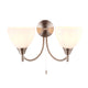 Alton 2 Wall Light Antique Brass from SSS Home Needs - Wall lighting Ireland